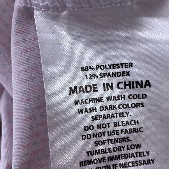 FootJoy Polo Shirt Men’s Medium Multi Geometric Stretch Short Sleeve Woodcrest - Picture 8 of 11